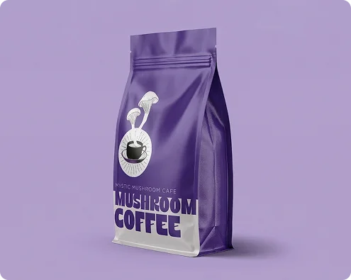Mushroom Coffee Packaging