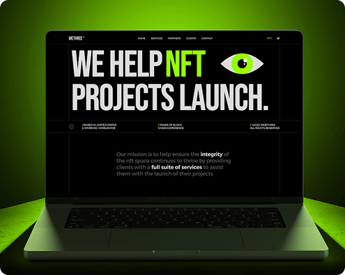 Webthree consulting website